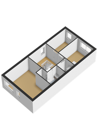 Floorplan - Petuniastraat 49, 1338 WX Almere